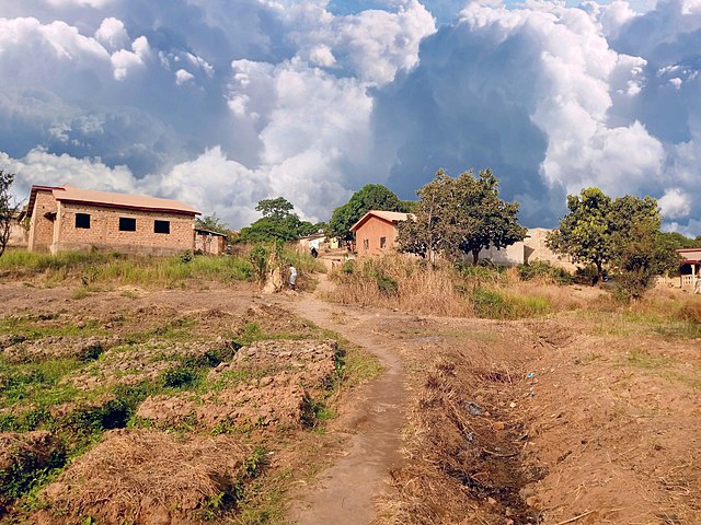 A beautiful hilly landscape in Kindia.